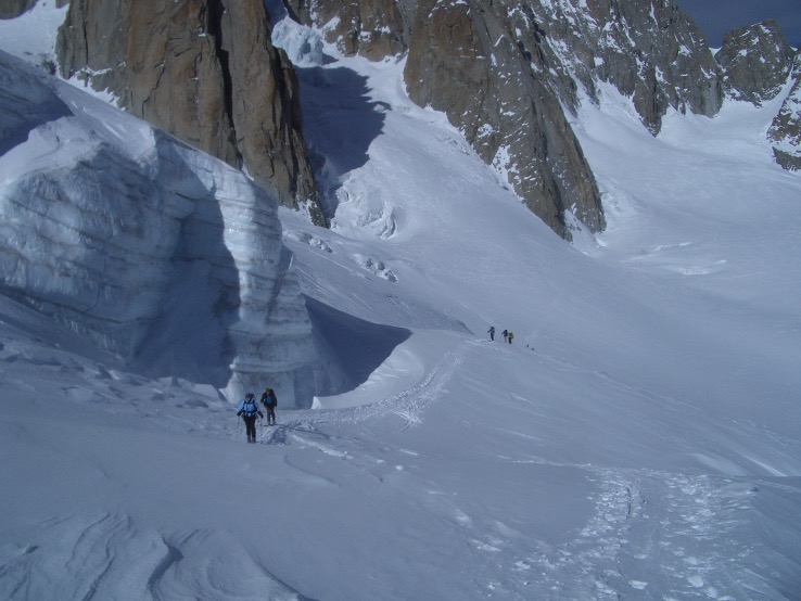 Skiing to Italy 1